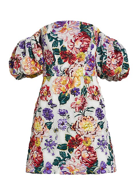 Floral Puff Dress