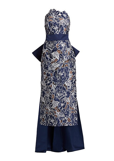 Petal Charm Evening Dress