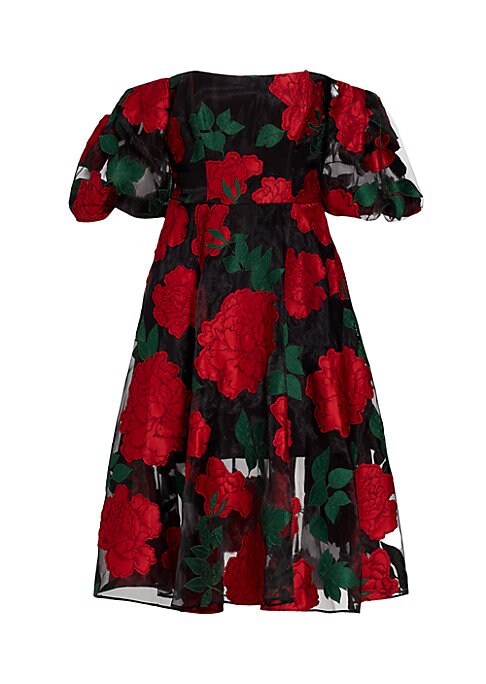 Floral Elegance Midi Dress