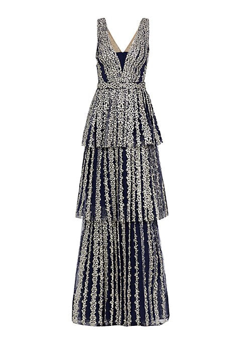 Glistening Tulle Evening Dress