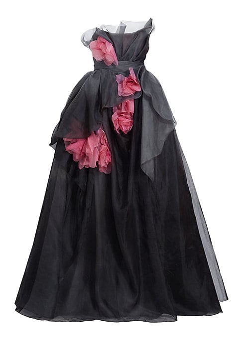 Floral Elegance Tulle Dress