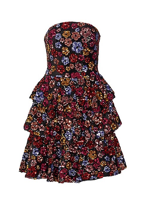 Glamorous Floral Tulle Dress