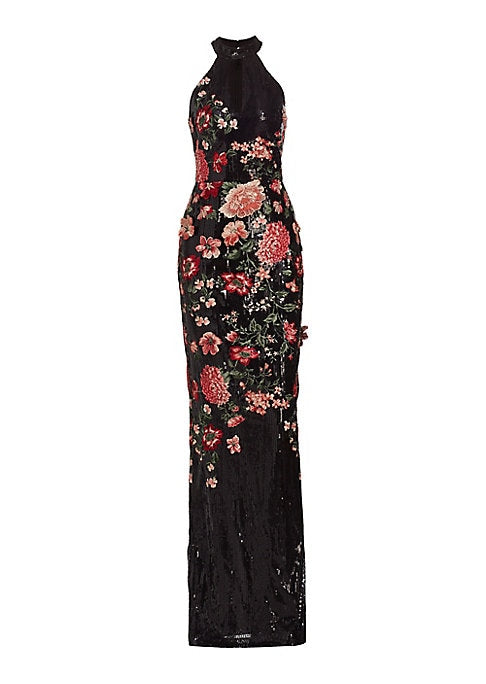 Chic Floral Tulle Dress