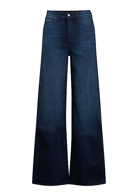 Wide-Leg Retro Stretch Jeans