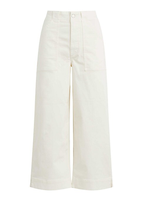 Chic Cropped Wide Pants