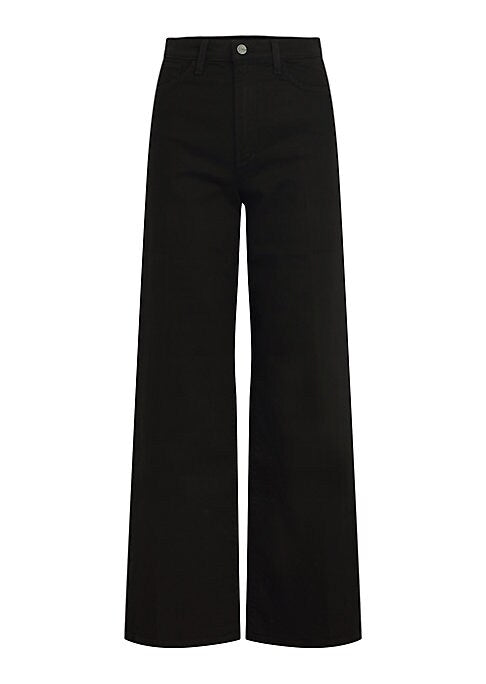 Chic High-Rise Wide-Leg Jeans