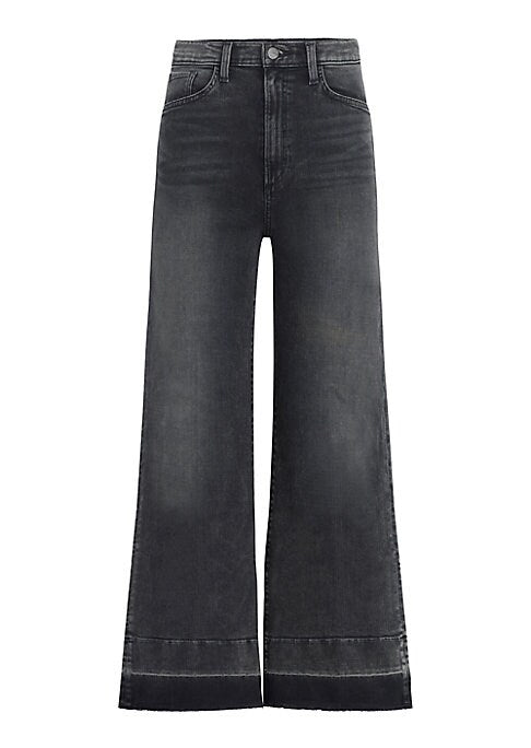 High-Waisted Wide-Leg Denim