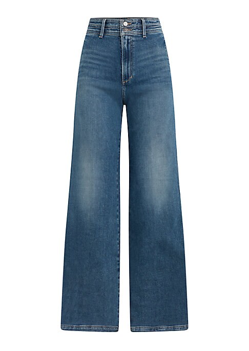 Vintage Wide-Leg Stretch Jeans