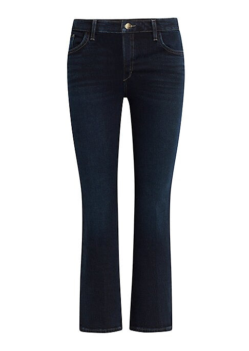 Cropped Flare Stretch Jeans