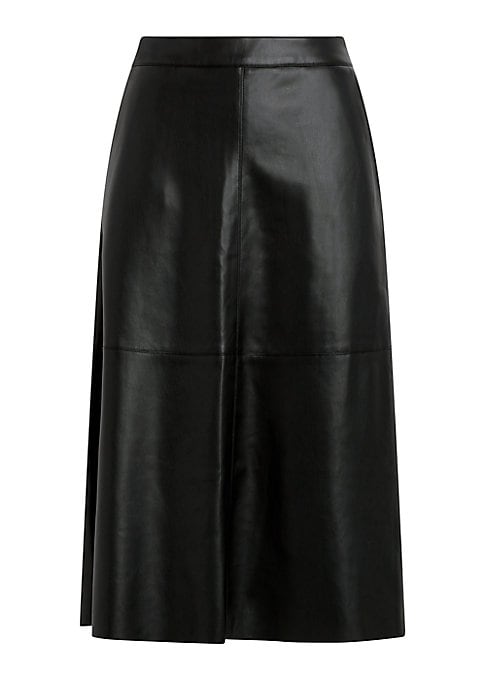 Chic Faux Leather Skirt