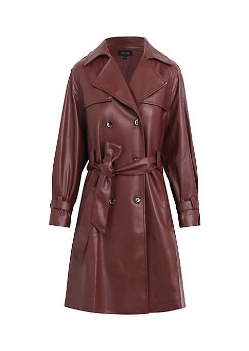 Vegan Leather Classic Trench