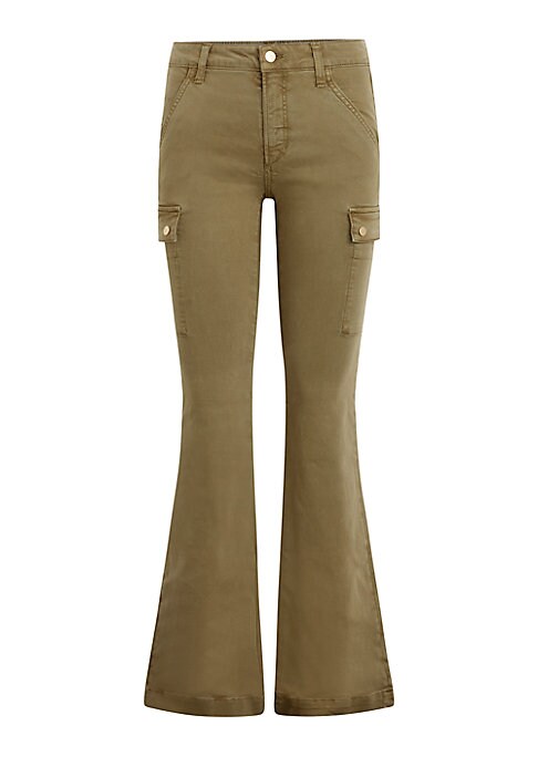 Cargo Boot-Cut Trousers