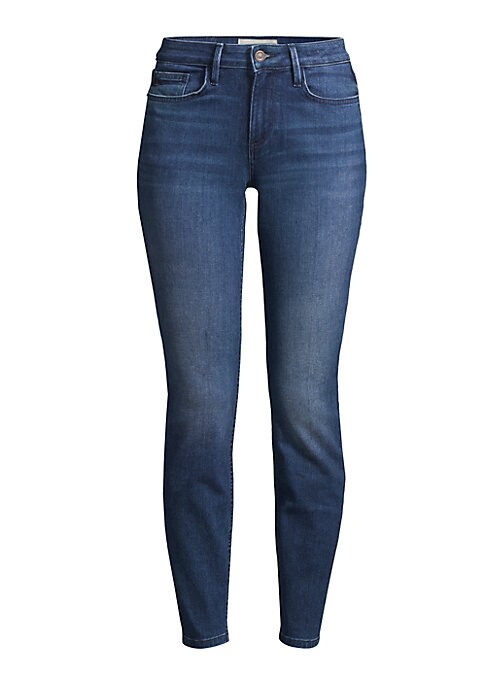 Cropped Faded Skinny Jeans