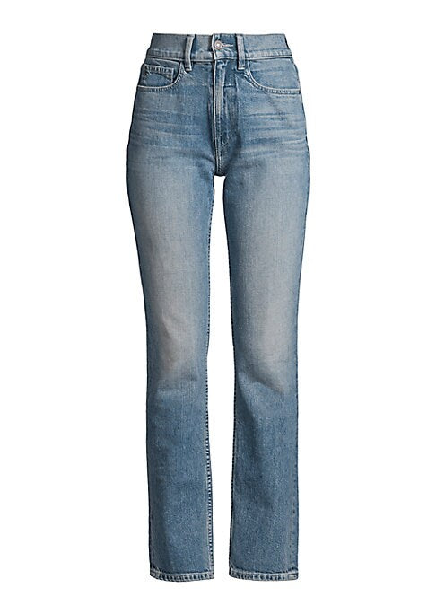 High-Waist Ankle Stretch Jeans