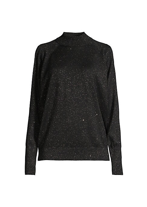 Shimmer Cut-Out Sweater