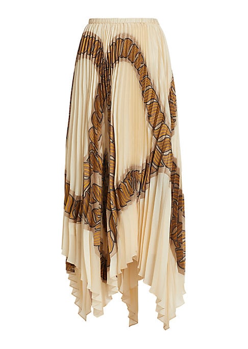 Rope Print Maxi Skirt