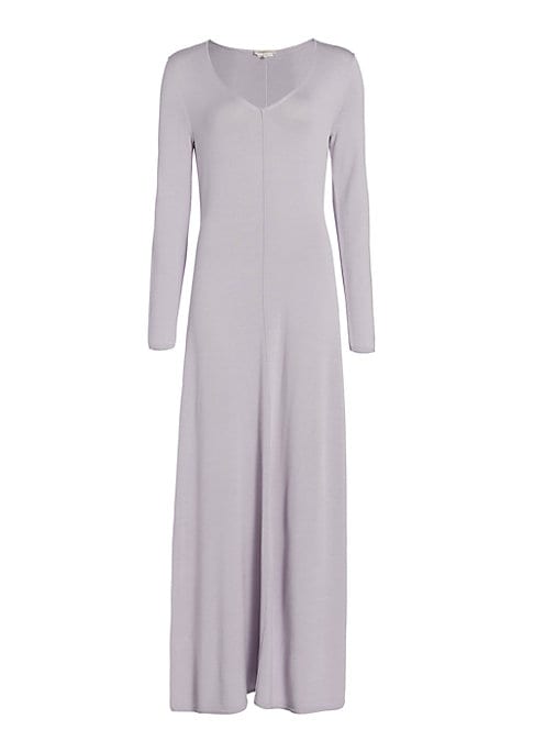 Elegant Maxi V-Neck Dress