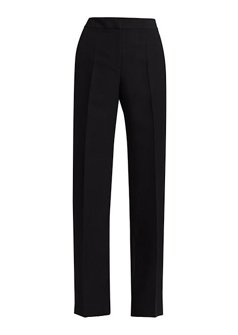 Silk-Wool Chic Trousers