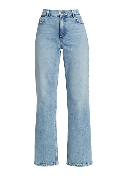 Chic High-Waisted Wide Jeans