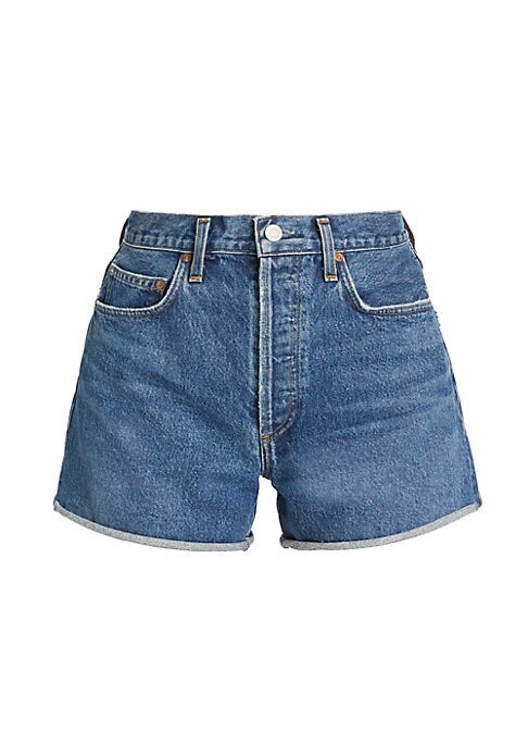 Vintage High-Waist Denim Shorts