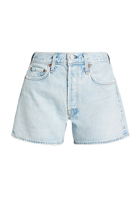 Chic High-Rise Denim Shorts