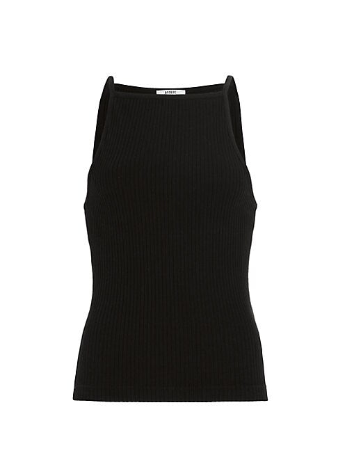Rib-Knit Boatneck Tank
