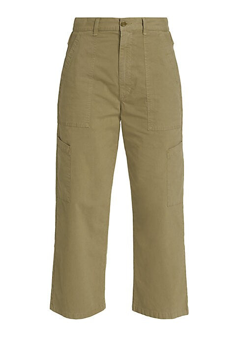 Canvas Utility Crop Pants