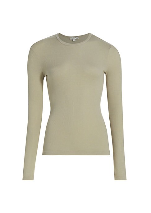 Sculpted Ribbed Tee