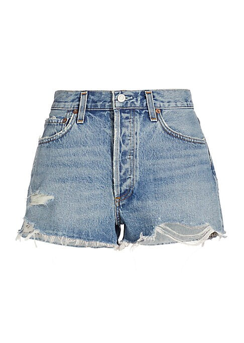 Classic Cut-Off Denim Shorts