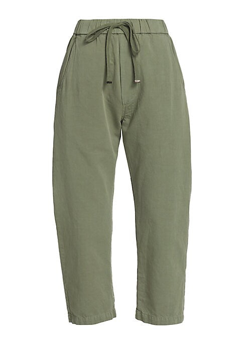 Cropped Drawstring Pants