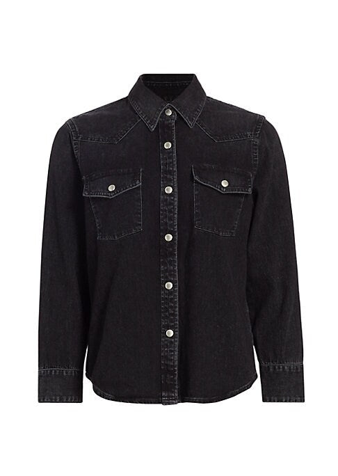 Classic Denim Button-Up