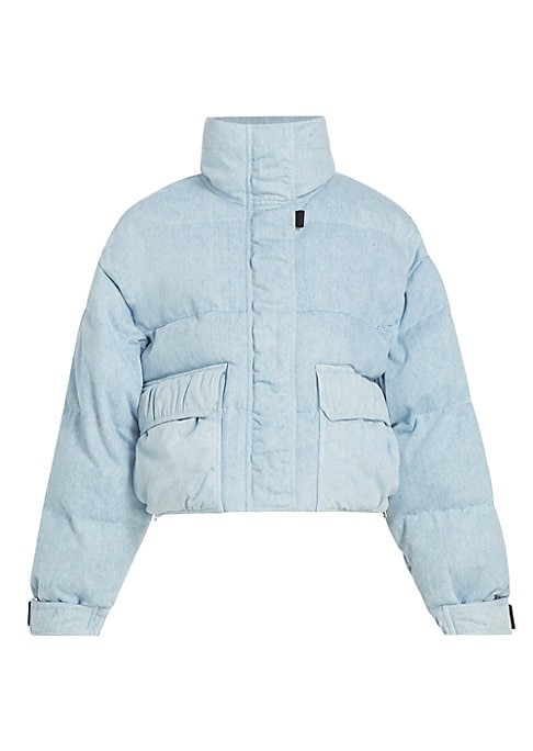 Denim Puffer Jacket