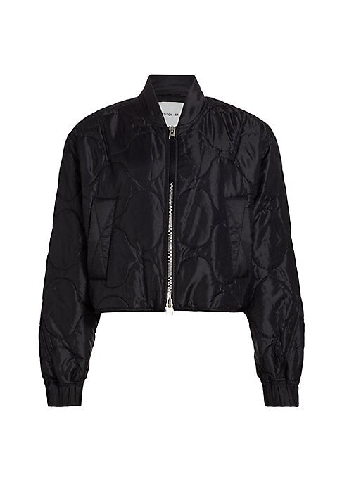 Quilted Bomber Jacket