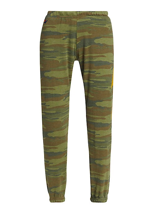 Camo Fleece Crop Pants