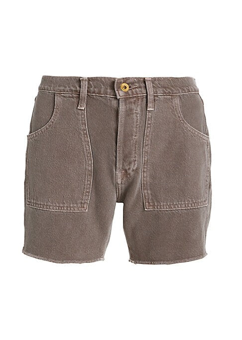 Denim High-Waisted Shorts