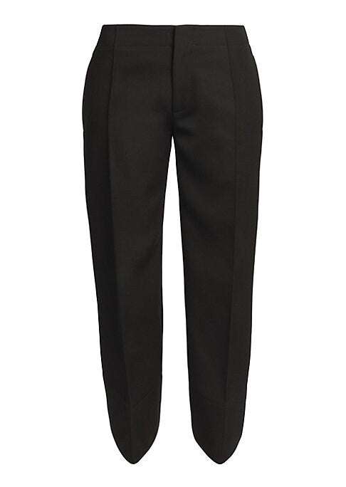 Sleek Wool Tapered Pants