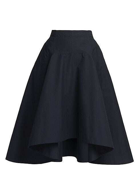 Breezy Cotton Midi Skirt