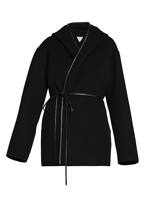 Cozy Double-Faced Wrap Coat