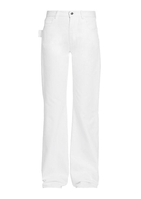 Cargo-Inspired Denim Trousers