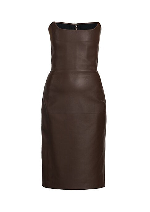 Luxe Leather Midi Dress
