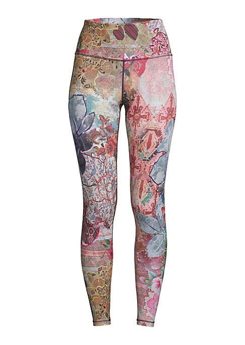 Vibrant Print Stretch Leggings