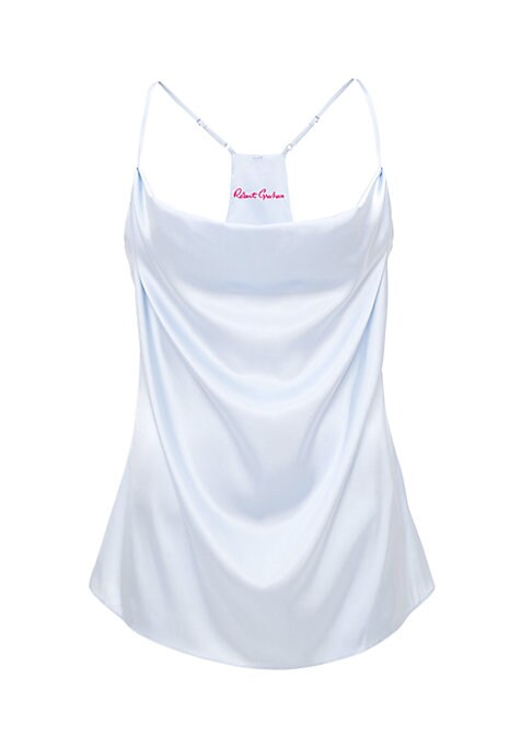 Fluid Silk Cowl Camisole