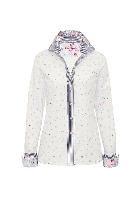 Floral Drinks Button-Up