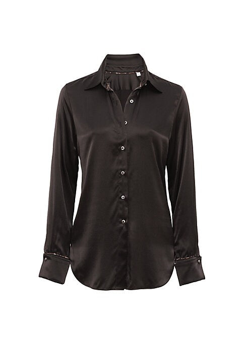 Elegant Silk-Blend Top