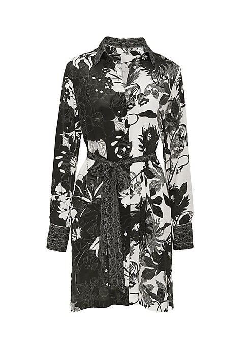 Floral Tie-Front Dress