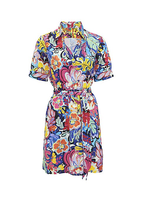 Bold Patterned Mini Dress