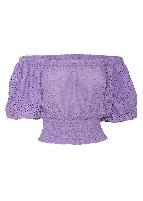Chic Eyelet Blouse