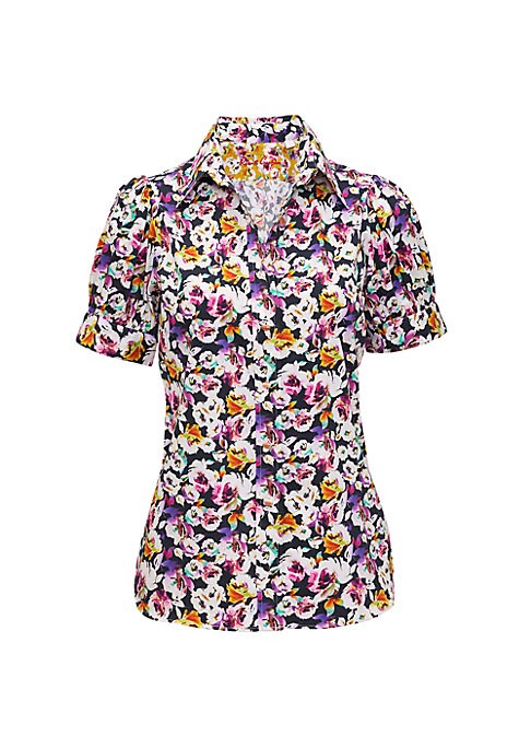 Floral Puff Sleeve Top