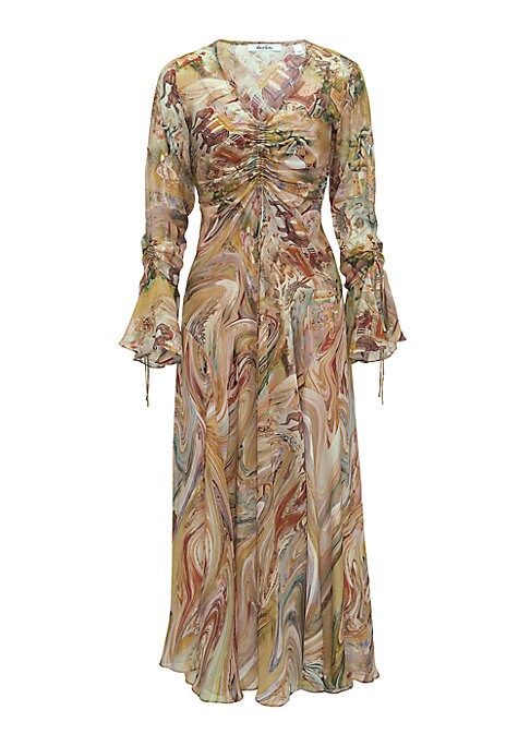 Scenic Chiffon Midi Dress