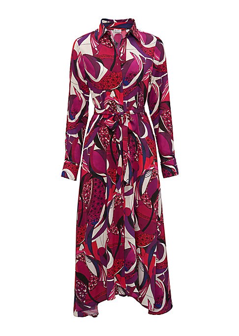 Geometric Chic Shirtdress